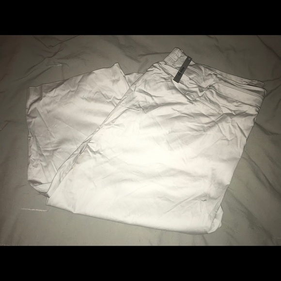 NWT ZAC & RACHEL Light Gray Capri Pants 24W - Picture 2 of 4